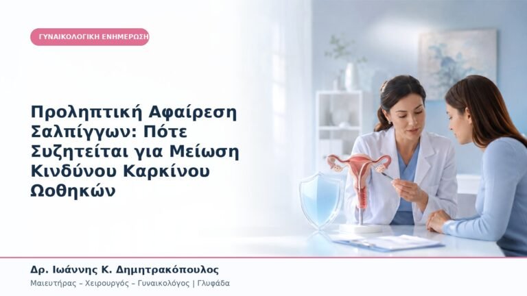 Προληπτική Αφαίρεση Σαλπίγγων: Πότε Συζητείται για Μείωση Κινδύνου Καρκίνου Ωοθηκών