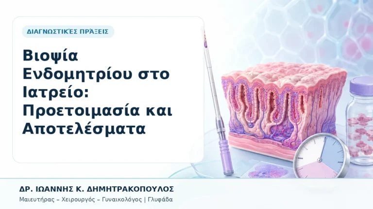 Βιοψία Ενδομητρίου στο Ιατρείο: Προετοιμασία και Αποτελέσματα - Δρ. Ιωάννης Κ. Δημητρακόπουλος, Γυναικολόγος Γλυφάδα