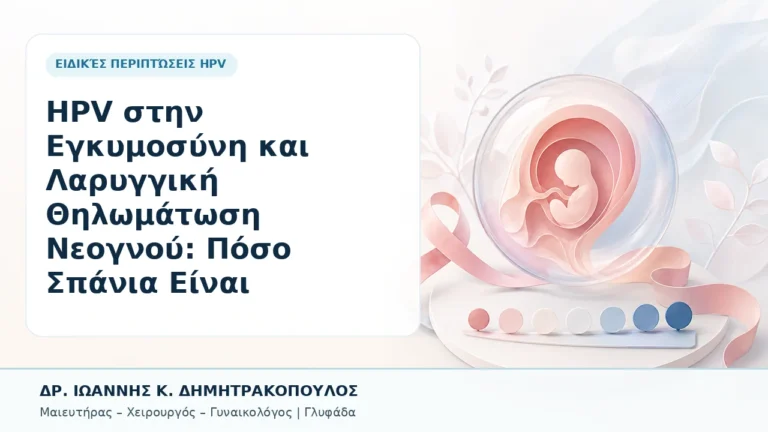 HPV στην Εγκυμοσύνη και Λαρυγγική Θηλωμάτωση Νεογνού: Πόσο Σπάνια Είναι - Δρ. Ιωάννης Κ. Δημητρακόπουλος, Γυναικολόγος Γλυφάδα