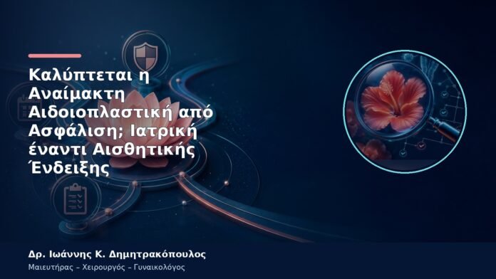 Καλύπτεται η Αναίμακτη Αιδοιοπλαστική από Ασφάλιση; Ιατρική έναντι Αισθητικής Ένδειξης Καλύπτεται η Αναίμακτη Αιδοιοπλαστική από Ασφάλιση; Ιατρική έναντι Αισθητικής Ένδειξης