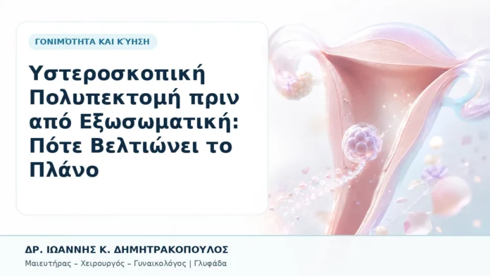 048-ysteroskopiki-polypektomi-prin-apo-exosomatiki-pote-veltionei-to-plano Υστεροσκοπική Πολυπεκτομή πριν από Εξωσωματική: Πότε Βελτιώνει το Πλάνο - Δρ. Ιωάννης Κ. Δημητρακόπουλος, Γυναικολόγος Γλυφάδα