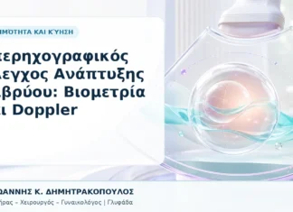 Υπερηχογραφικός Έλεγχος Ανάπτυξης Εμβρύου: Βιομετρία και Doppler Υπερηχογραφικός Έλεγχος Ανάπτυξης Εμβρύου: Βιομετρία και Doppler - Δρ. Ιωάννης Κ. Δημητρακόπουλος, Γυναικολόγος Γλυφάδα