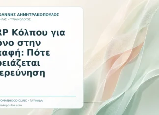 PRP Κόλπου για Πόνο στην Επαφή: Πότε Χρειάζεται Διερεύνηση - Δρ. Ιωάννης Δημητρακόπουλος, Γυναικολόγος Γλυφάδα