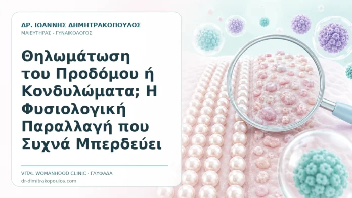 Θηλωμάτωση του Προδόμου ή Κονδυλώματα; Η Φυσιολογική Παραλλαγή που Συχνά Μπερδεύει Θηλωμάτωση του Προδόμου ή Κονδυλώματα; Η Φυσιολογική Παραλλαγή που Συχνά Μπερδεύει - Δρ. Ιωάννης Δημητρακόπουλος, Γυναικολόγος Γλυφάδα