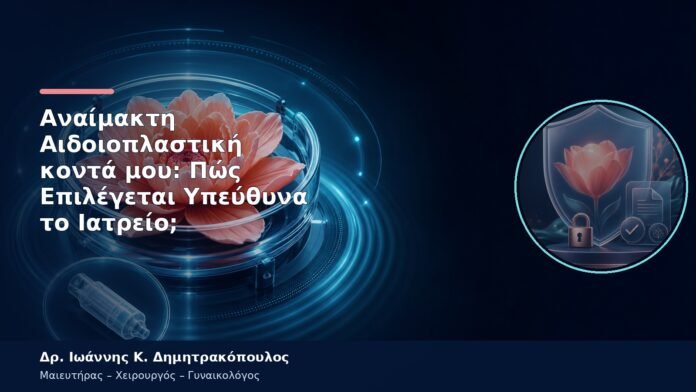 Αναίμακτη Αιδοιοπλαστική κοντά μου: Πώς Επιλέγεται Υπεύθυνα το Ιατρείο;