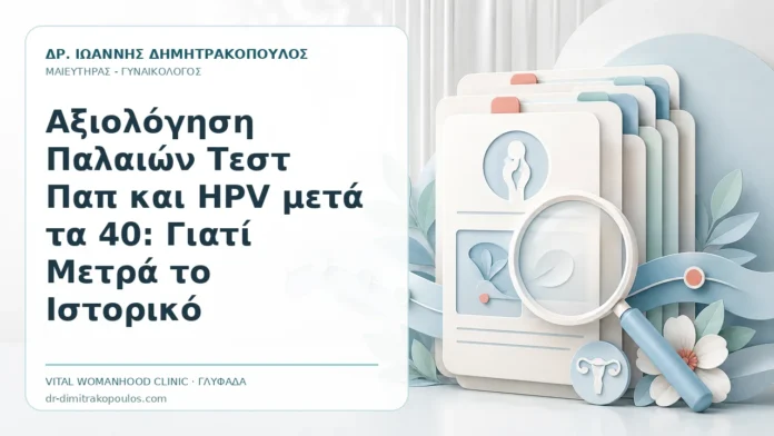 Αξιολόγηση Παλαιών Τεστ Παπ και HPV μετά τα 40: Γιατί Μετρά το Ιστορικό - Δρ. Ιωάννης Δημητρακόπουλος, Γυναικολόγος Γλυφάδα
