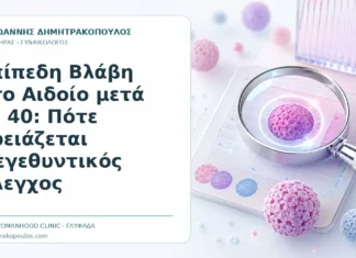 Επίπεδη Βλάβη στο Αιδοίο μετά τα 40: Πότε Χρειάζεται Μεγεθυντικός Έλεγχος - Δρ. Ιωάννης Δημητρακόπουλος, Γυναικολόγος Γλυφάδα