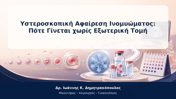 Υστεροσκοπική Αφαίρεση Ινομυώματος: Πότε Γίνεται χωρίς Εξωτερική Τομή Υστεροσκοπική Αφαίρεση Ινομυώματος: Πότε Γίνεται χωρίς Εξωτερική Τομή