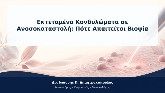 Εκτεταμένα Κονδυλώματα σε Ανοσοκαταστολή: Πότε Απαιτείται Βιοψία