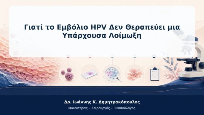 Γιατί το Εμβόλιο HPV Δεν Θεραπεύει μια Υπάρχουσα Λοίμωξη