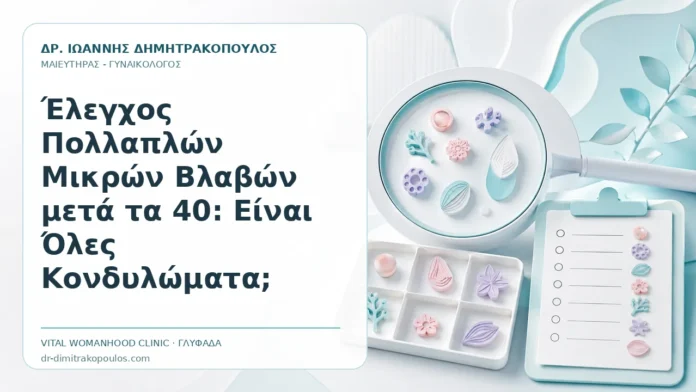 Έλεγχος Πολλαπλών Μικρών Βλαβών μετά τα 40: Είναι Όλες Κονδυλώματα; - Δρ. Ιωάννης Δημητρακόπουλος, Γυναικολόγος Γλυφάδα