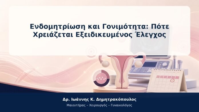 Ενδομητρίωση και Γονιμότητα: Πότε Χρειάζεται Εξειδικευμένος Έλεγχος Ενδομητρίωση και Γονιμότητα: Πότε Χρειάζεται Εξειδικευμένος Έλεγχος