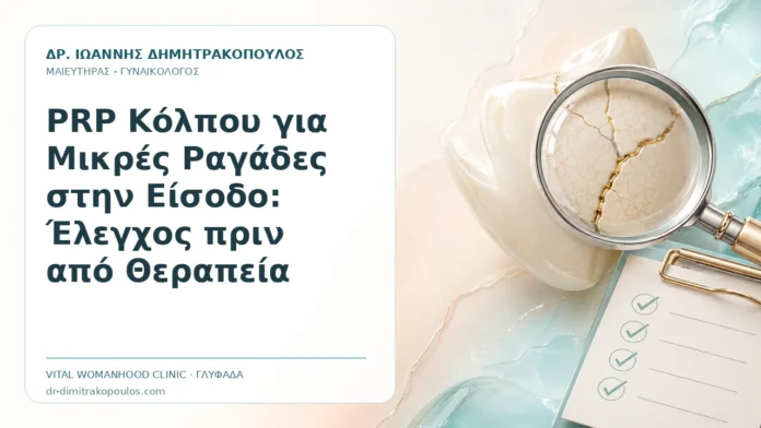 PRP Κόλπου για Μικρές Ραγάδες στην Είσοδο: Έλεγχος πριν από Θεραπεία PRP Κόλπου για Μικρές Ραγάδες στην Είσοδο: Έλεγχος πριν από Θεραπεία - Δρ. Ιωάννης Δημητρακόπουλος, Γυναικολόγος Γλυφάδα