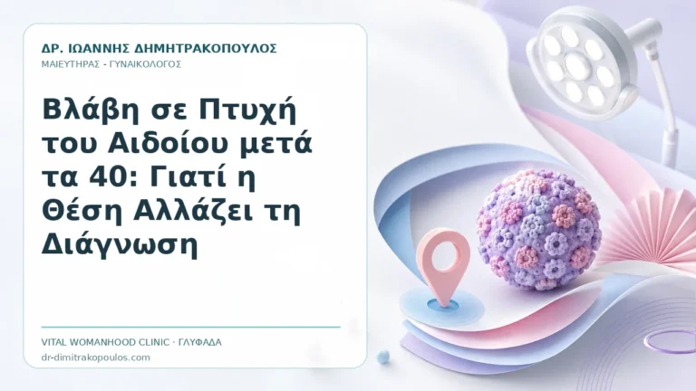 Βλάβη σε Πτυχή του Αιδοίου μετά τα 40: Γιατί η Θέση Αλλάζει τη Διάγνωση - Δρ. Ιωάννης Δημητρακόπουλος, Γυναικολόγος Γλυφάδα