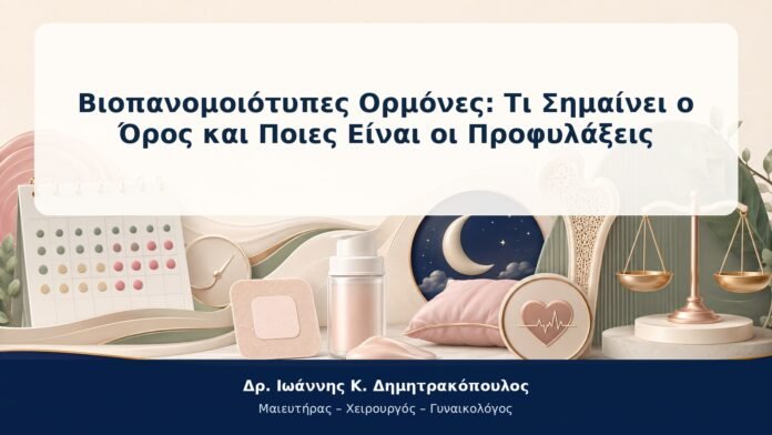 Βιοπανομοιότυπες Ορμόνες: Τι Σημαίνει ο Όρος και Ποιες Είναι οι Προφυλάξεις Βιοπανομοιότυπες Ορμόνες: Τι Σημαίνει ο Όρος και Ποιες Είναι οι Προφυλάξεις