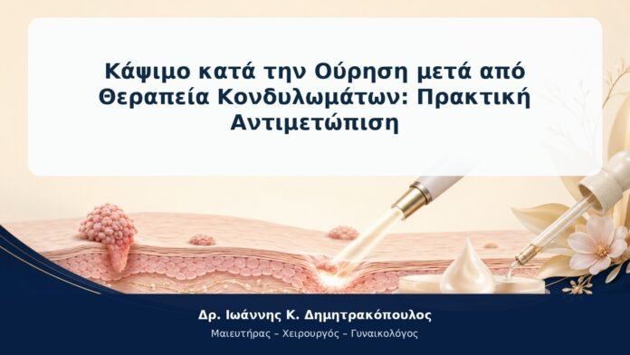 Κάψιμο κατά την Ούρηση μετά από Θεραπεία Κονδυλωμάτων: Πρακτική Αντιμετώπιση Κάψιμο κατά την Ούρηση μετά από Θεραπεία Κονδυλωμάτων: Πρακτική Αντιμετώπιση