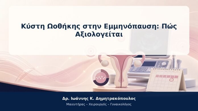 Κύστη Ωοθήκης στην Εμμηνόπαυση: Πώς Αξιολογείται Κύστη Ωοθήκης στην Εμμηνόπαυση: Πώς Αξιολογείται