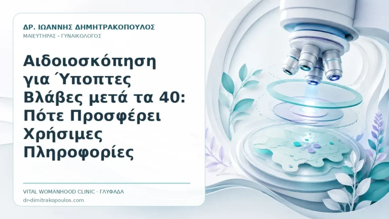 Αιδοιοσκόπηση για Ύποπτες Βλάβες μετά τα 40: Πότε Προσφέρει Χρήσιμες Πληροφορίες - Δρ. Ιωάννης Δημητρακόπουλος, Γυναικολόγος Γλυφάδα