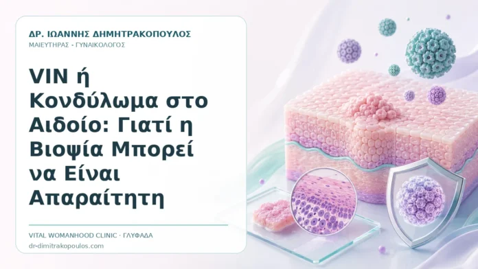VIN ή Κονδύλωμα στο Αιδοίο: Γιατί η Βιοψία Μπορεί να Είναι Απαραίτητη VIN ή Κονδύλωμα στο Αιδοίο: Γιατί η Βιοψία Μπορεί να Είναι Απαραίτητη - Δρ. Ιωάννης Δημητρακόπουλος, Γυναικολόγος Γλυφάδα