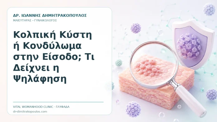 Κολπική Κύστη ή Κονδύλωμα στην Είσοδο; Τι Δείχνει η Ψηλάφηση Κολπική Κύστη ή Κονδύλωμα στην Είσοδο; Τι Δείχνει η Ψηλάφηση - Δρ. Ιωάννης Δημητρακόπουλος, Γυναικολόγος Γλυφάδα