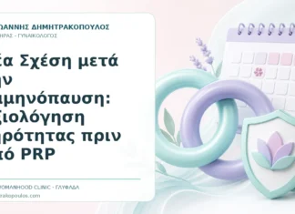 Νέα Σχέση μετά την Εμμηνόπαυση: Αξιολόγηση Ξηρότητας πριν από PRP - Δρ. Ιωάννης Δημητρακόπουλος, Γυναικολόγος Γλυφάδα