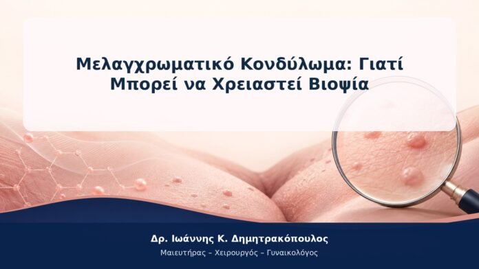 Μελαγχρωματικό Κονδύλωμα: Γιατί Μπορεί να Χρειαστεί Βιοψία