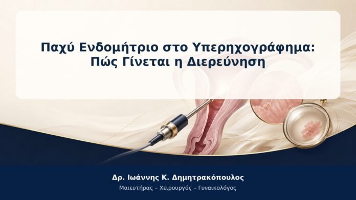 Παχύ Ενδομήτριο στο Υπερηχογράφημα: Πώς Γίνεται η Διερεύνηση