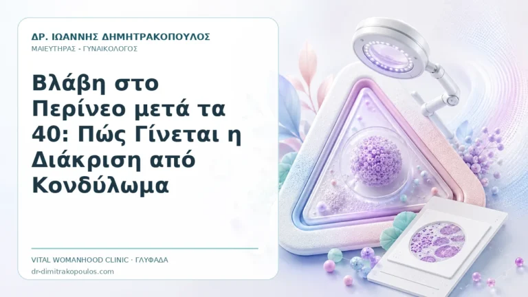 Βλάβη στο Περίνεο μετά τα 40: Πώς Γίνεται η Διάκριση από Κονδύλωμα - Δρ. Ιωάννης Δημητρακόπουλος, Γυναικολόγος Γλυφάδα