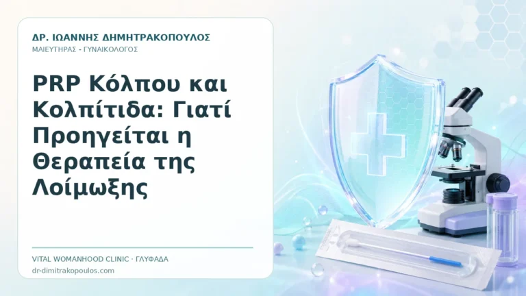 PRP Κόλπου και Κολπίτιδα: Γιατί Προηγείται η Θεραπεία της Λοίμωξης - Δρ. Ιωάννης Δημητρακόπουλος, Γυναικολόγος Γλυφάδα