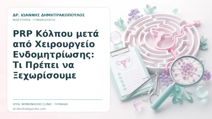 PRP Κόλπου μετά από Χειρουργείο Ενδομητρίωσης: Τι Πρέπει να Ξεχωρίσουμε - Δρ. Ιωάννης Δημητρακόπουλος, Γυναικολόγος Γλυφάδα