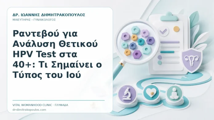 Ραντεβού για Ανάλυση Θετικού HPV Test στα 40+: Τι Σημαίνει ο Τύπος του Ιού Ραντεβού για Ανάλυση Θετικού HPV Test στα 40+: Τι Σημαίνει ο Τύπος του Ιού - Δρ. Ιωάννης Δημητρακόπουλος, Γυναικολόγος Γλυφάδα