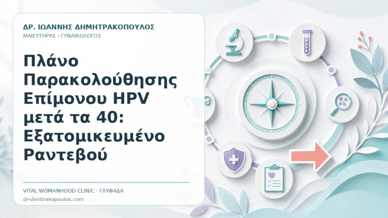 Πλάνο Παρακολούθησης Επίμονου HPV μετά τα 40: Εξατομικευμένο Ραντεβού - Δρ. Ιωάννης Δημητρακόπουλος, Γυναικολόγος Γλυφάδα
