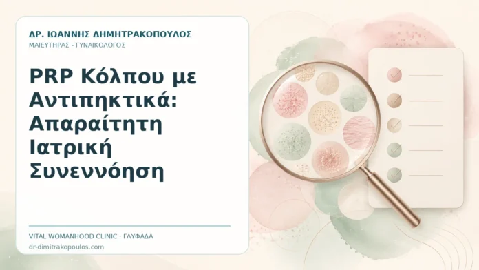 PRP Κόλπου με Αντιπηκτικά: Απαραίτητη Ιατρική Συνεννόηση PRP Κόλπου με Αντιπηκτικά: Απαραίτητη Ιατρική Συνεννόηση - Δρ. Ιωάννης Δημητρακόπουλος, Γυναικολόγος Γλυφάδα