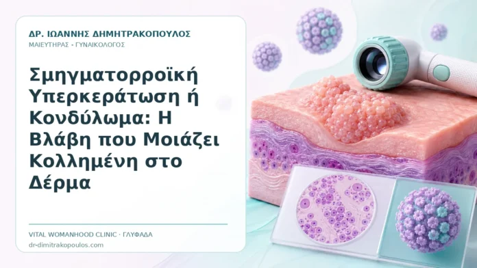 Σμηγματορροϊκή Υπερκεράτωση ή Κονδύλωμα: Η Βλάβη που Μοιάζει Κολλημένη στο Δέρμα - Δρ. Ιωάννης Δημητρακόπουλος, Γυναικολόγος Γλυφάδα