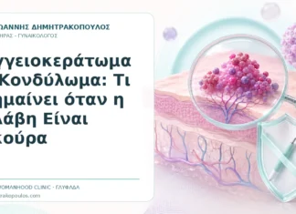 Αγγειοκεράτωμα ή Κονδύλωμα: Τι Σημαίνει όταν η Βλάβη Είναι Σκούρα Αγγειοκεράτωμα ή Κονδύλωμα: Τι Σημαίνει όταν η Βλάβη Είναι Σκούρα - Δρ. Ιωάννης Δημητρακόπουλος, Γυναικολόγος Γλυφάδα
