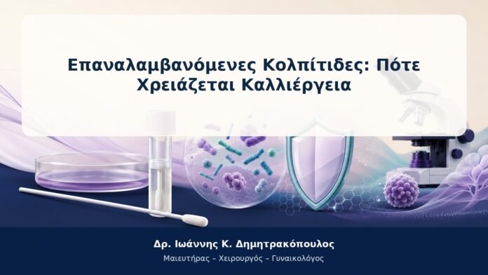 Επαναλαμβανόμενες Κολπίτιδες: Πότε Χρειάζεται Καλλιέργεια Επαναλαμβανόμενες Κολπίτιδες: Πότε Χρειάζεται Καλλιέργεια