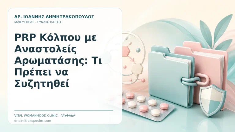 PRP Κόλπου με Αναστολείς Αρωματάσης: Τι Πρέπει να Συζητηθεί - Δρ. Ιωάννης Δημητρακόπουλος, Γυναικολόγος Γλυφάδα