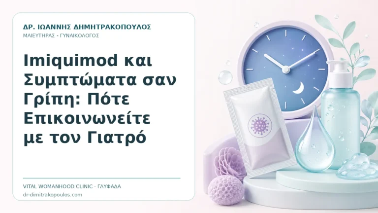 Imiquimod και Συμπτώματα σαν Γρίπη: Πότε Επικοινωνείτε με τον Γιατρό - Δρ. Ιωάννης Δημητρακόπουλος, Γυναικολόγος Γλυφάδα