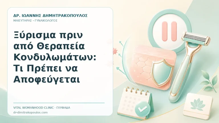 Ξύρισμα πριν από Θεραπεία Κονδυλωμάτων: Τι Πρέπει να Αποφεύγεται - Δρ. Ιωάννης Δημητρακόπουλος, Γυναικολόγος Γλυφάδα