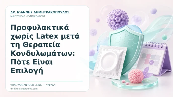 Προφυλακτικά χωρίς Latex μετά τη Θεραπεία Κονδυλωμάτων: Πότε Είναι Επιλογή Προφυλακτικά χωρίς Latex μετά τη Θεραπεία Κονδυλωμάτων: Πότε Είναι Επιλογή - Δρ. Ιωάννης Δημητρακόπουλος, Γυναικολόγος Γλυφάδα