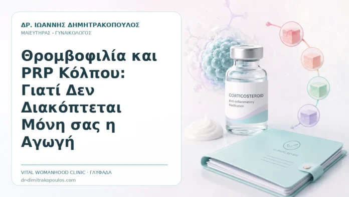 Θρομβοφιλία και PRP Κόλπου: Γιατί Δεν Διακόπτεται Μόνη σας η Αγωγή Θρομβοφιλία και PRP Κόλπου: Γιατί Δεν Διακόπτεται Μόνη σας η Αγωγή - Δρ. Ιωάννης Δημητρακόπουλος, Γυναικολόγος Γλυφάδα