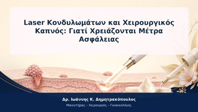 Laser Κονδυλωμάτων και Χειρουργικός Καπνός: Γιατί Χρειάζονται Μέτρα Ασφάλειας Laser Κονδυλωμάτων και Χειρουργικός Καπνός: Γιατί Χρειάζονται Μέτρα Ασφάλειας