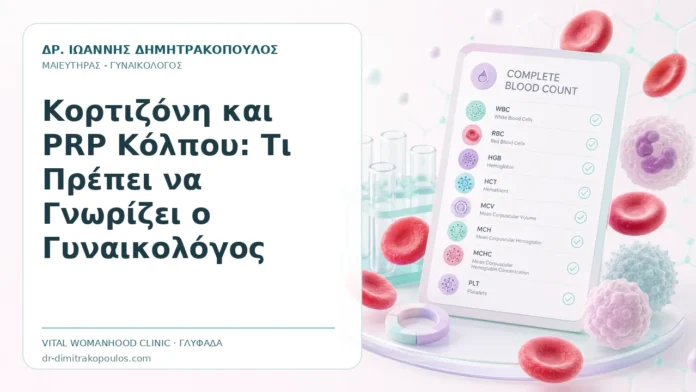 Κορτιζόνη και PRP Κόλπου: Τι Πρέπει να Γνωρίζει ο Γυναικολόγος Κορτιζόνη και PRP Κόλπου: Τι Πρέπει να Γνωρίζει ο Γυναικολόγος - Δρ. Ιωάννης Δημητρακόπουλος, Γυναικολόγος Γλυφάδα