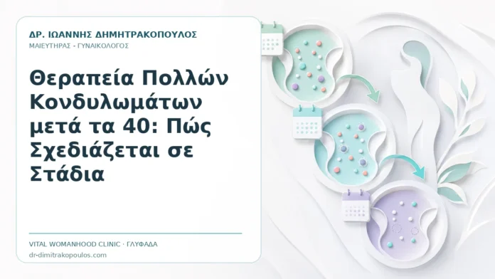 Θεραπεία Πολλών Κονδυλωμάτων μετά τα 40: Πώς Σχεδιάζεται σε Στάδια Θεραπεία Πολλών Κονδυλωμάτων μετά τα 40: Πώς Σχεδιάζεται σε Στάδια - Δρ. Ιωάννης Δημητρακόπουλος, Γυναικολόγος Γλυφάδα