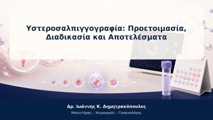 Υστεροσαλπιγγογραφία: Προετοιμασία, Διαδικασία και Αποτελέσματα Υστεροσαλπιγγογραφία: Προετοιμασία, Διαδικασία και Αποτελέσματα