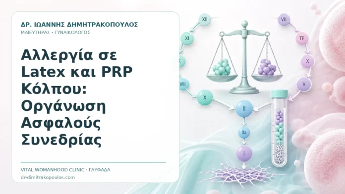 Αλλεργία σε Latex και PRP Κόλπου: Οργάνωση Ασφαλούς Συνεδρίας Αλλεργία σε Latex και PRP Κόλπου: Οργάνωση Ασφαλούς Συνεδρίας - Δρ. Ιωάννης Δημητρακόπουλος, Γυναικολόγος Γλυφάδα