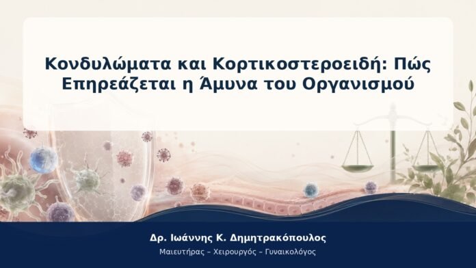 Κονδυλώματα και Κορτικοστεροειδή: Πώς Επηρεάζεται η Άμυνα του Οργανισμού Κονδυλώματα και Κορτικοστεροειδή: Πώς Επηρεάζεται η Άμυνα του Οργανισμού