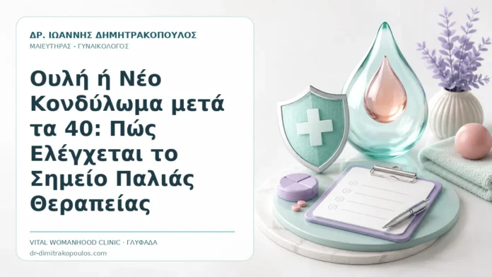 Ουλή ή Νέο Κονδύλωμα μετά τα 40: Πώς Ελέγχεται το Σημείο Παλιάς Θεραπείας - Δρ. Ιωάννης Δημητρακόπουλος, Γυναικολόγος Γλυφάδα