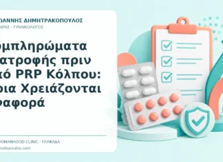 Συμπληρώματα Διατροφής πριν από PRP Κόλπου: Ποια Χρειάζονται Αναφορά - Δρ. Ιωάννης Δημητρακόπουλος, Γυναικολόγος Γλυφάδα