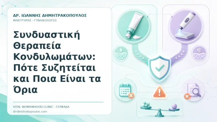 Συνδυαστική Θεραπεία Κονδυλωμάτων: Πότε Συζητείται και Ποια Είναι τα Όρια - Δρ. Ιωάννης Δημητρακόπουλος, Γυναικολόγος Γλυφάδα